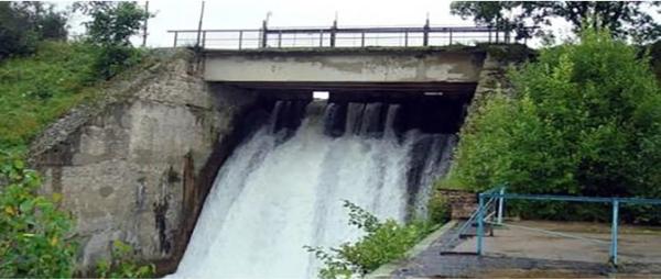 Construction of a small hydroelectric power plant (HPP) with an installed capacity of 0.5 MW Main water intake «Zhaugashty» on the Kurchum River