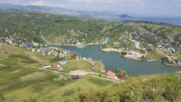 Arlan Recreation Base on the Coast of the Bukhtarma Reservoir, East Kazakhstan Region